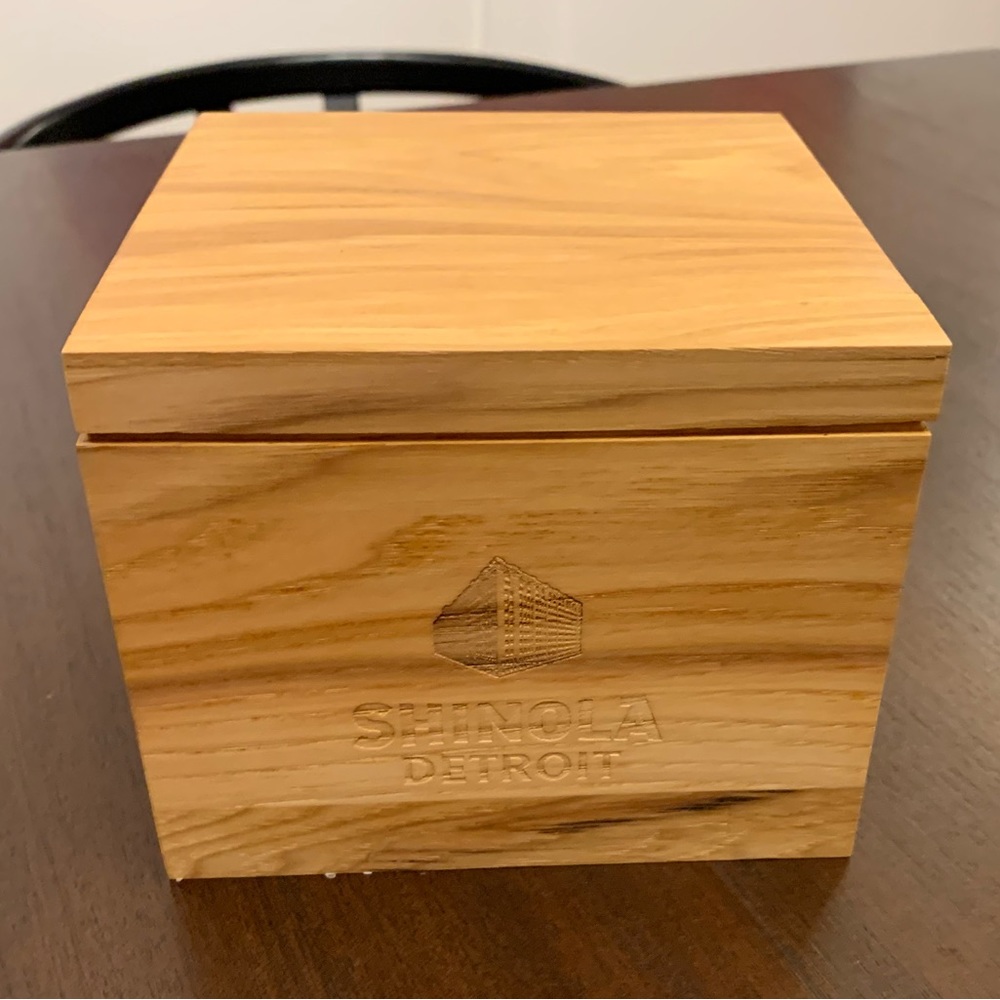 Shinola watch box